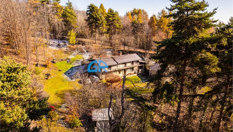 VISTA DRONE SU CASA E BOSCO